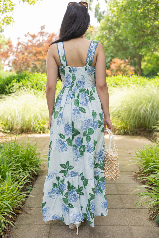 Blue Hydrangea Manor Dress