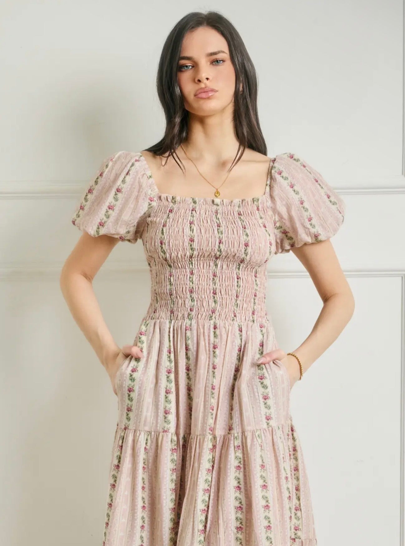The Posy Rose Midi Dress