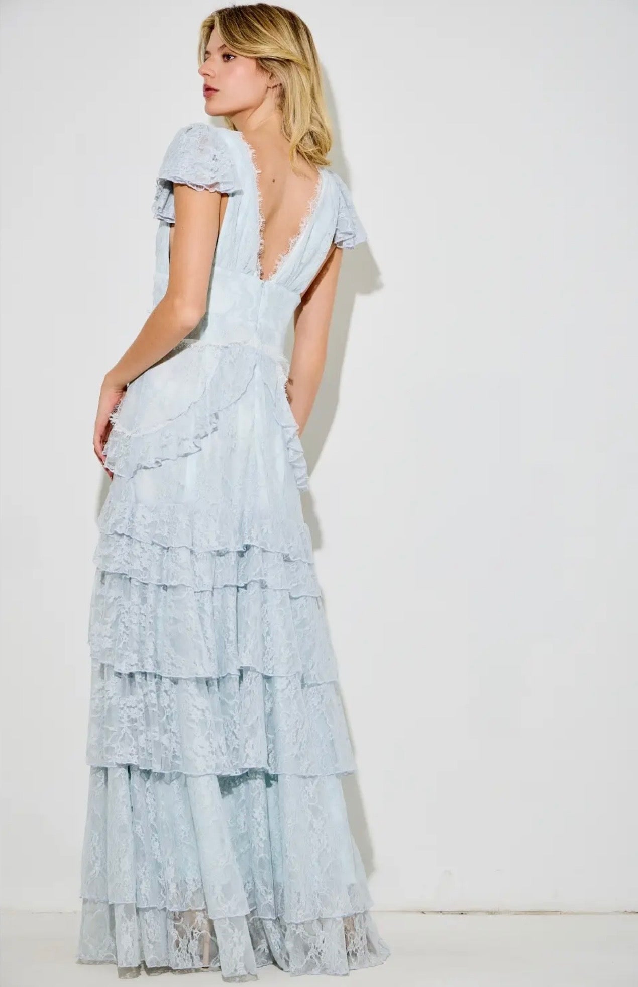 The Celestine Dress - Powder Blue