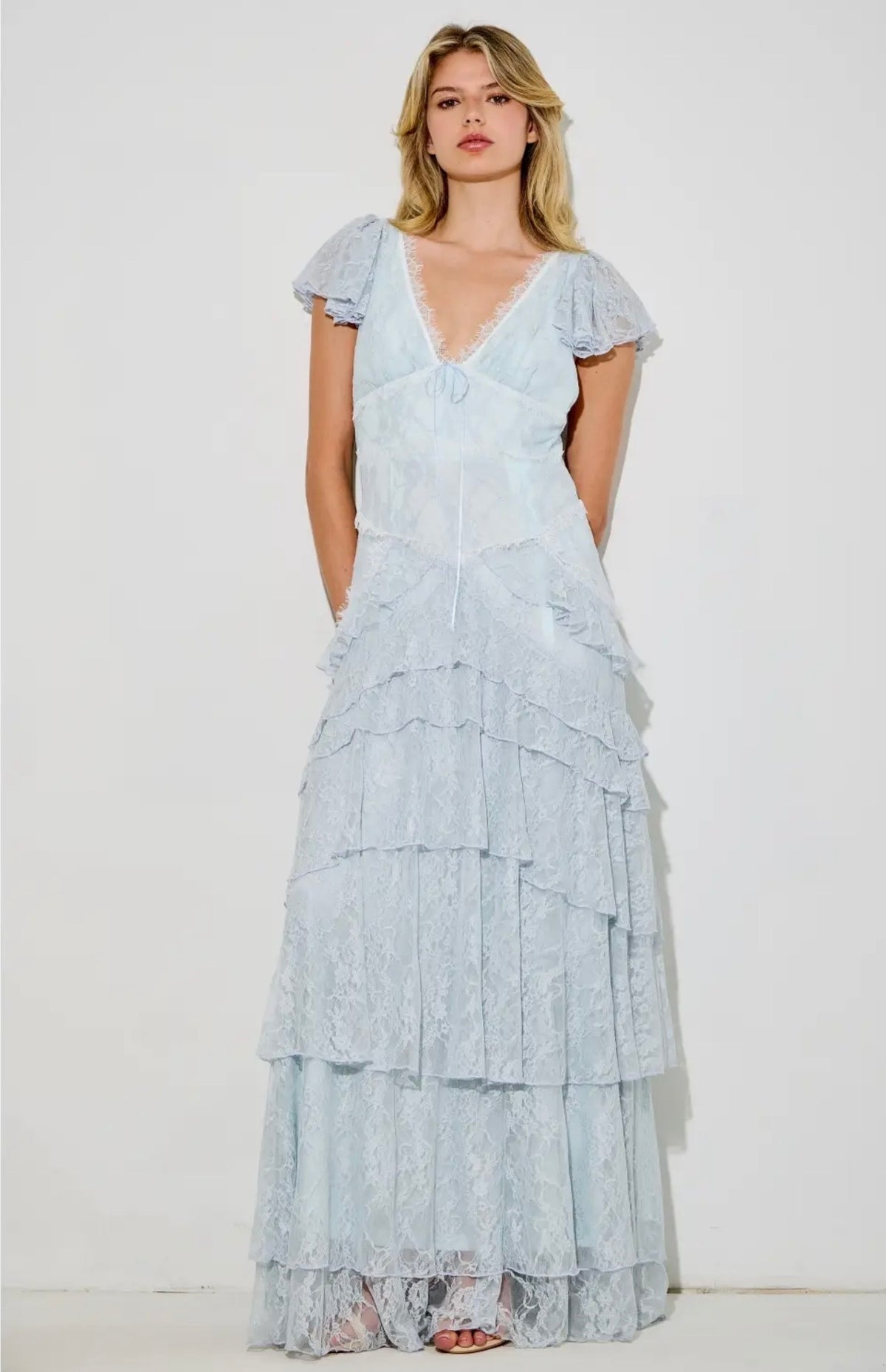 The Celestine Dress - Powder Blue