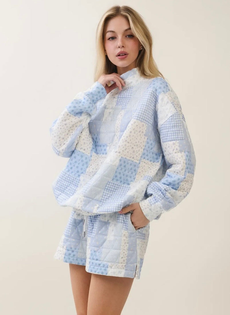 The Sunday Quilted Patchwork Pullover