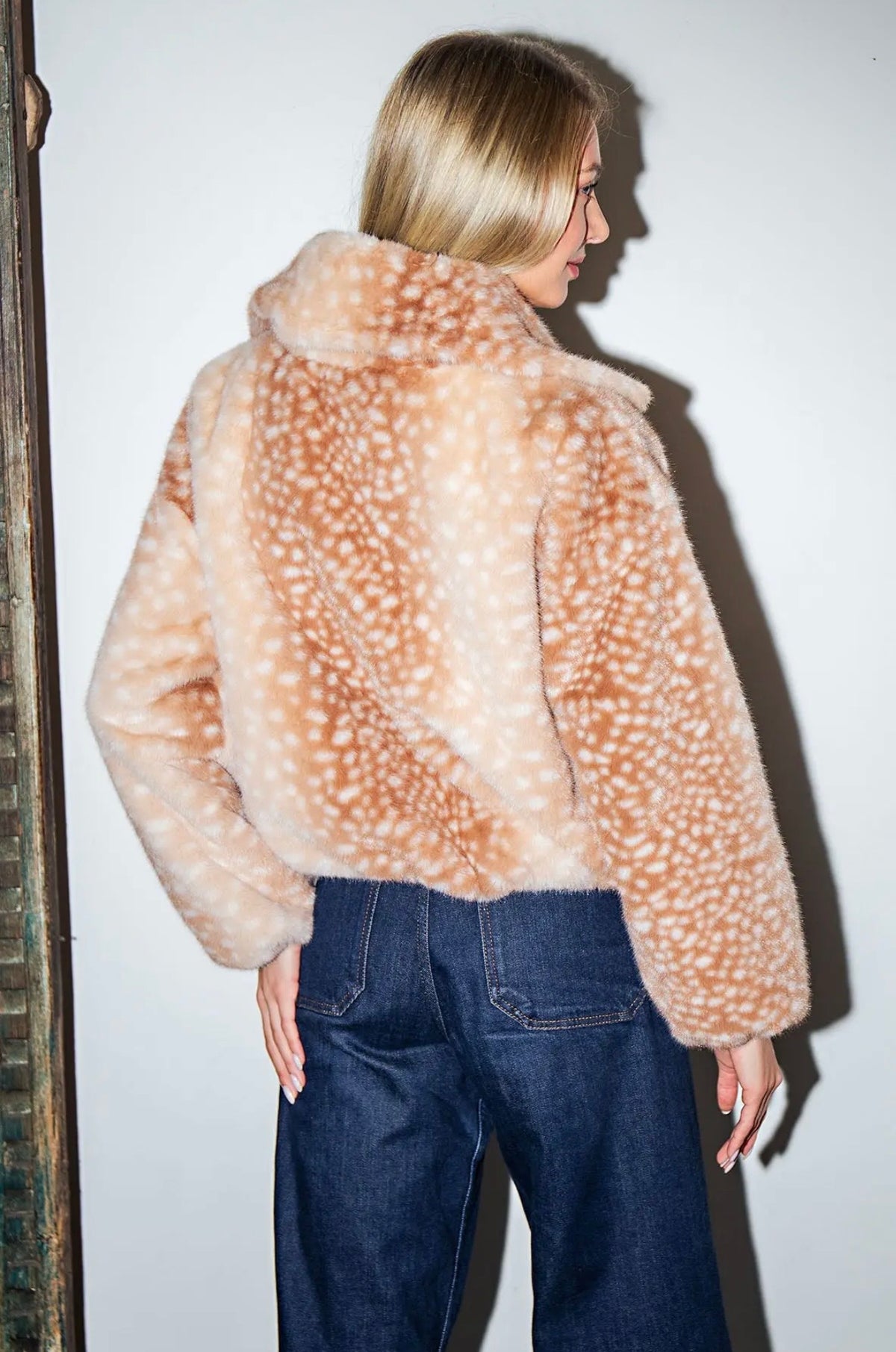 The Fawnette Faux Far Jacket