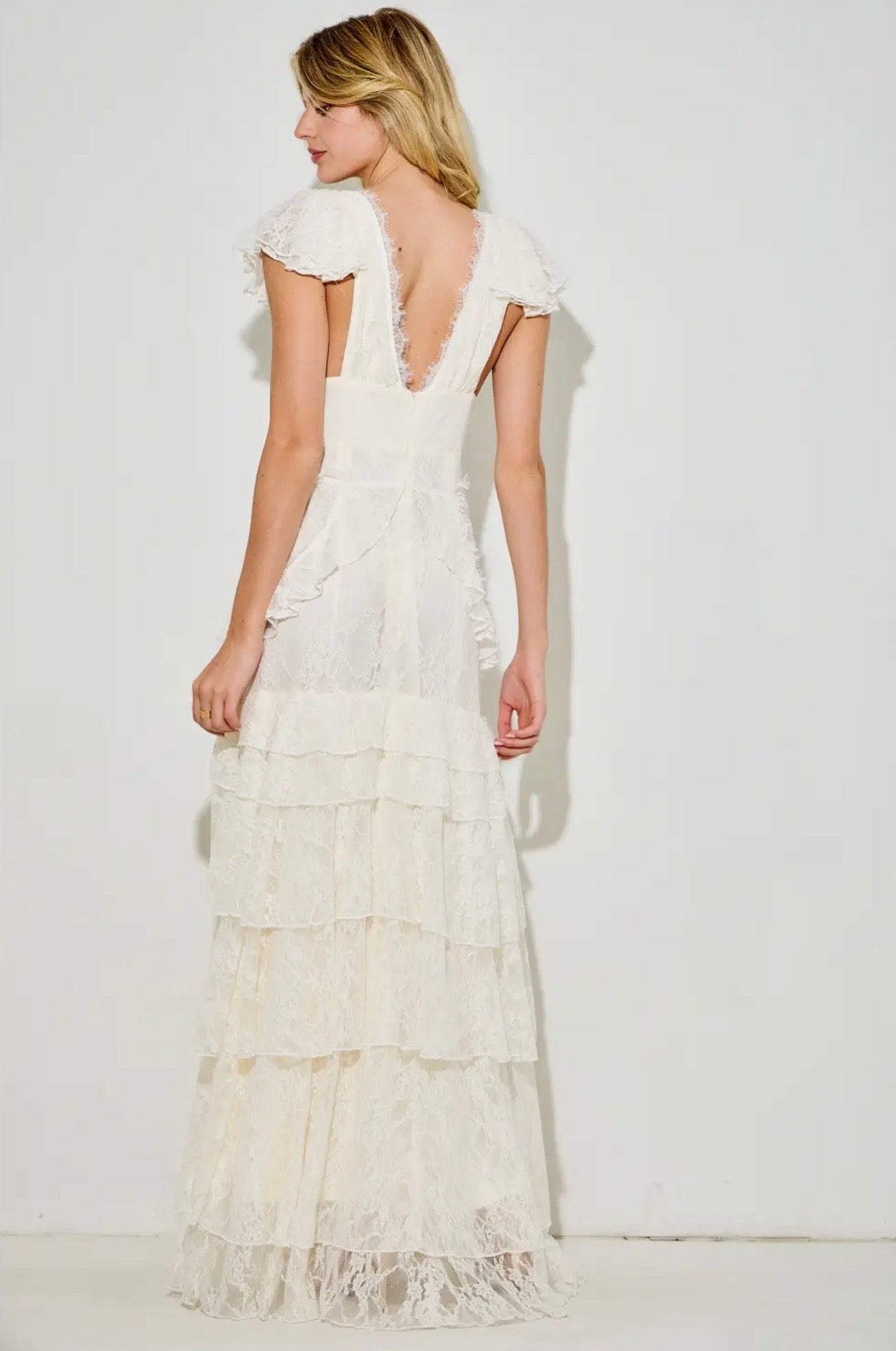 The Celestine Dress- White