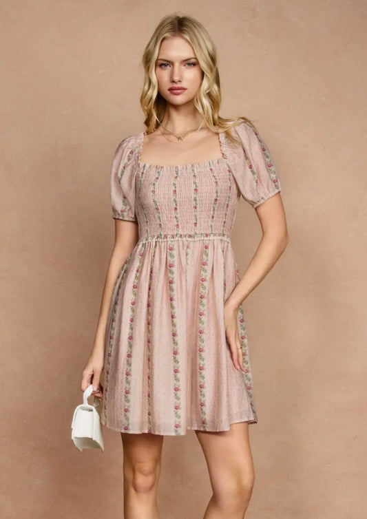 The Posy Rose Mini Dress