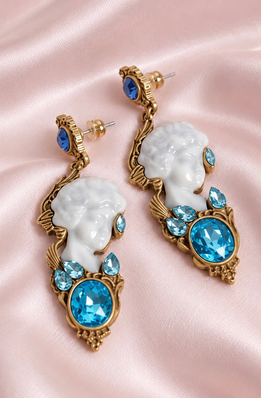 The Celestia Cameo Earrings