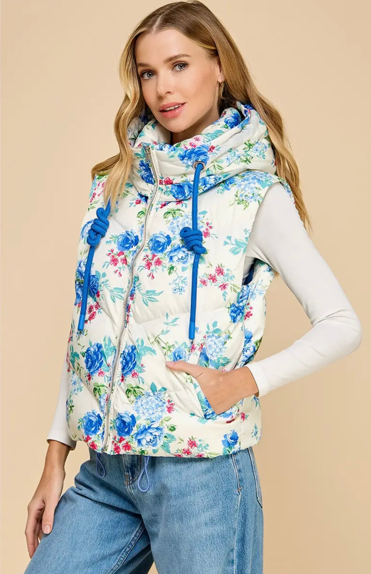 Bluerose Cottage Puffer Vest