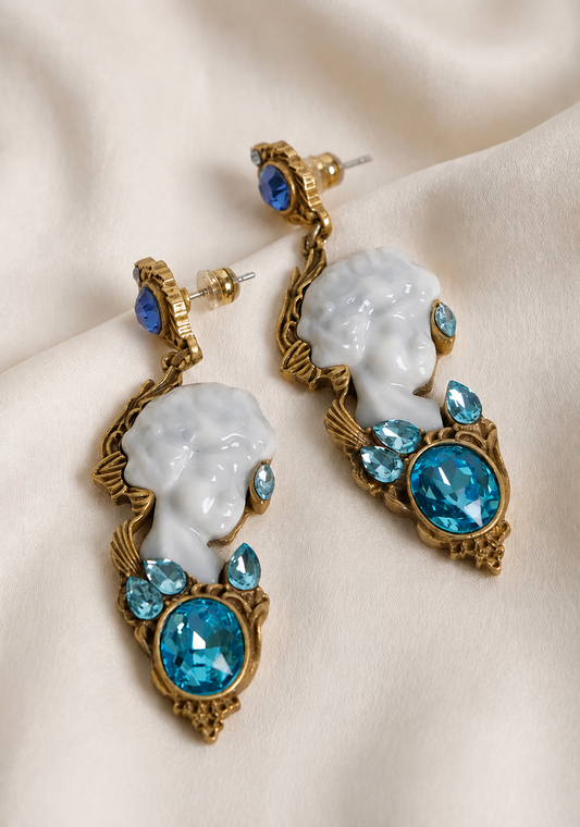 The Celestia Cameo Earrings